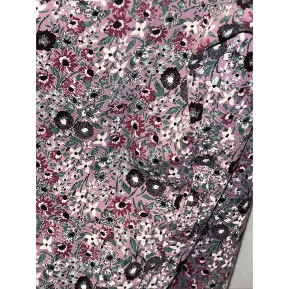 Pact Organic Cotton Staycation Robe Purple Ditzy Floral M/L Sustainable NO BELT - Picture 6 of 11